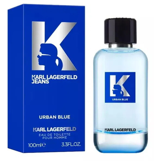 KARL LAGERFELD JEANS URBAN BLUE 3.3 EAU DE TOILETTE SPRAY FOR MEN