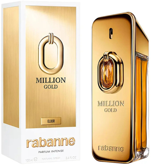 PACO RABANNE MILLION GOLD ELIXIR 3.4 EAU DE PARFUM SPRAY INTENSE FOR MEN