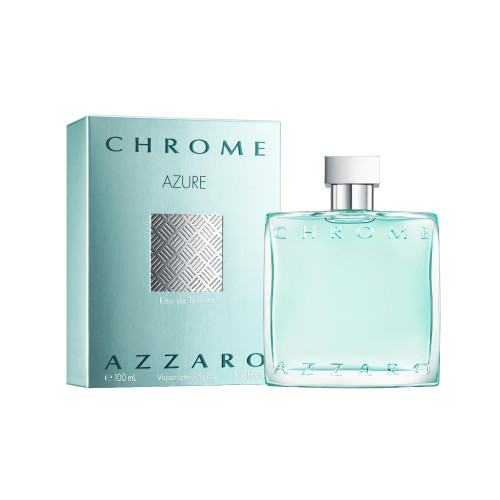 AZZARO CHROME AZURE 3.4 EAU DE TOILETTE SPRAY FOR MEN