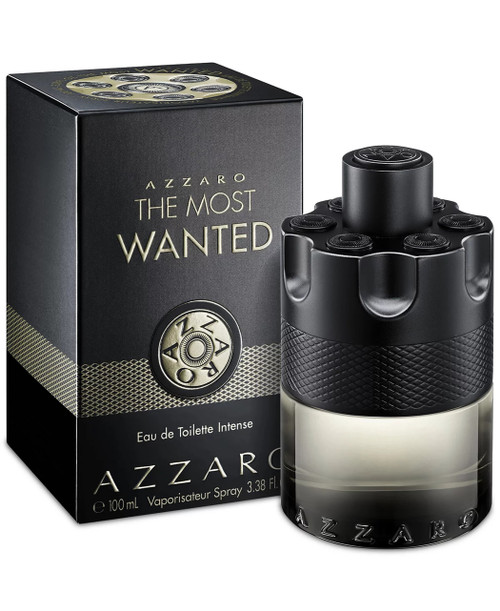 AZZARO THE MOST WANTED 3.4 EAU DE TOILETTE SPRAY INTENSE FOR MEN