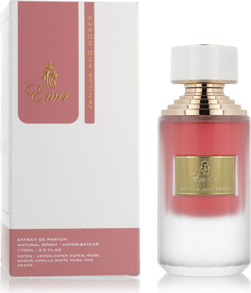 PARIS CORNER EMIR VANILLA AND ROSES 2.5 EXTRAIT DE PARFUM SPRAY FOR WOMEN