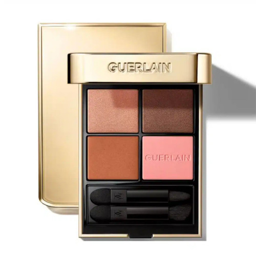 GUERLAIN OMBRES G 0.21 EYESHADOW QUAD 4 COLOURS #129 HONEY AMBER