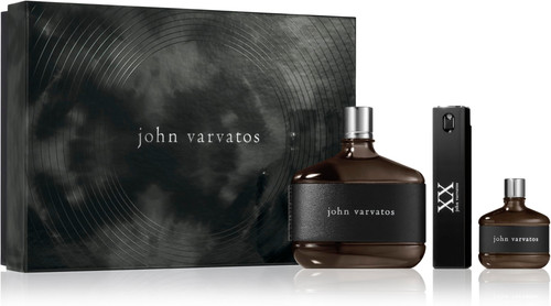 JOHN VARVATOS HERITAGE 3 PCS SET FOR MEN: 4.2 EAU DE TOILETTE SPRAY + 0.57 EAU DE TOILETTE SPRAY + 0.5 EAU DE TOILETTE MINI