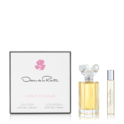 OSCAR ESPRIT D'OSCAR 2 PCS SET FOR WOMEN: 3.4 EAU DE PARFUM SPRAY + 0.5 EAU DE PARFUM SPRAY OSCAR ESPRIT D'OSCAR 2 PCS SET FOR WOMEN: 3.4 EAU DE PARFUM SPRAY + 0.5 EAU DE PARFUM SPRAY