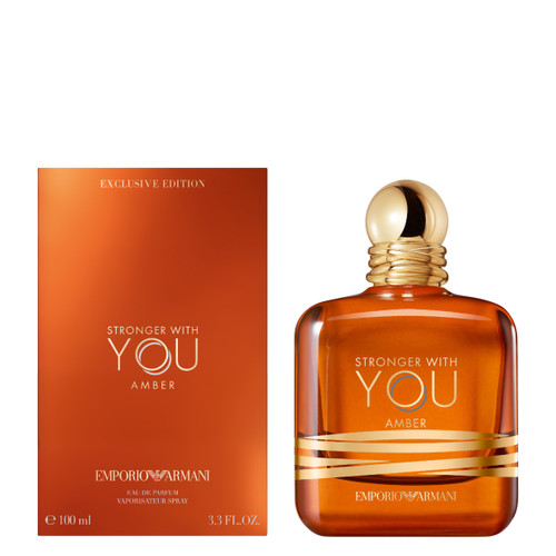 GIORGIO ARMANI STRONGER WITH YOU AMBER 3.4 EAU DE PARFUM SPRAY FOR MEN