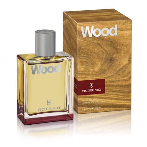 SWISS ARMY VICTORINOX WOOD 3.4 EAU DE TOILETTE SPRAY FOR MEN