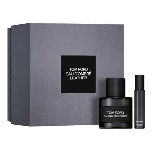 TOM FORD EAU D'OMBRE LEATHER 2 PCS SET FOR MEN: 1.7 EAU DE PARFUM SPRAY + 0.33 EAU DE PARFUM SPRAY