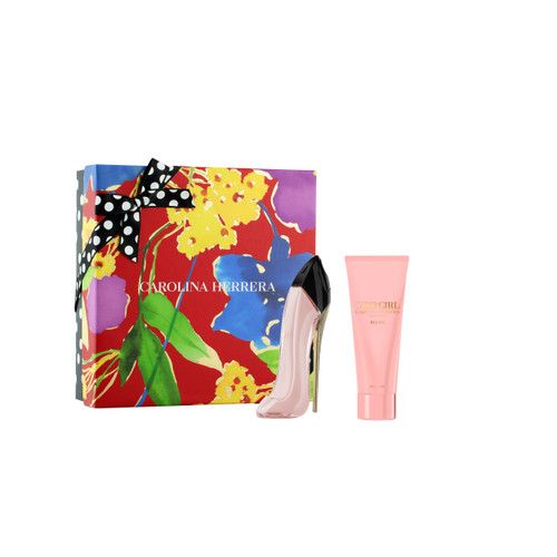 CAROLINA HERRERA GOOD GIRL BLUSH 2 PCS SET: 1.7 EAU DE PARFUM SPRAY + 3.4 BODY LOTION.