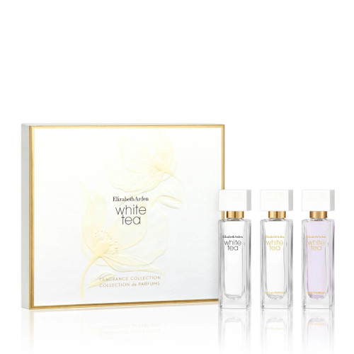 WHITE TEA 3 PCS SET FOR WOMEN: 0.33 EAU DE TOILETTE SPRAY + 0.33 EAU DE PARFUM SPRAY + EAU FLORALE 0.33 EAU DE TOILETTE SPRAY