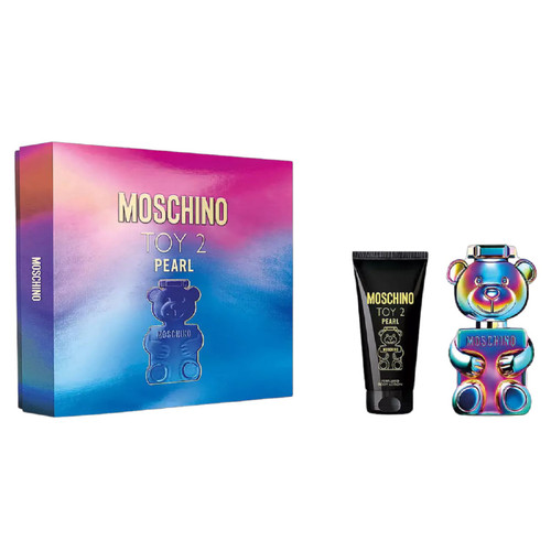 MOSCHINO TOY 2 PEARL 2 PCS SET FOR WOMEN: 1 OZ EAU DE PARFUM SPRAY + 1.7 BODY LOTION