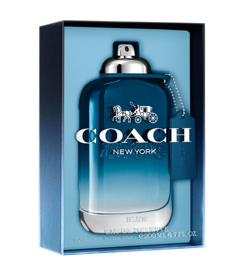 COACH BLUE 6.7 EAU DE TOILETTE SPRAY FOR MEN.