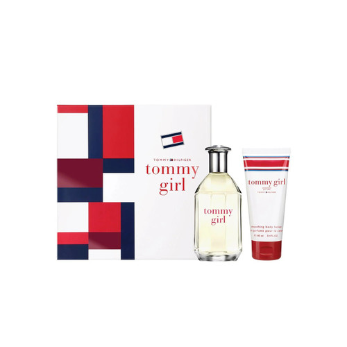 TOMMY GIRL 2 PCS SET: 3.4 EAU DE TOILETTE SPRAY + 3.4 BODY LOTION.