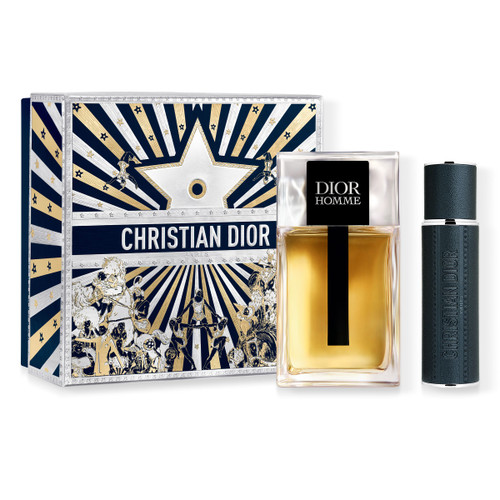 DIOR HOMME 2 PCS SET: 3.4 EAU DE TOILETTE SPRAY + 0.34 EAU DE TOILETTE SPRAY