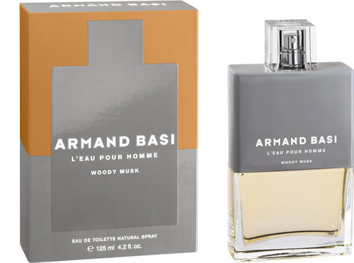 ARMAND BASI L'EAU POUR HOMME WOODY MUSK 4.2 EAU DE TOILETTE SPRAY