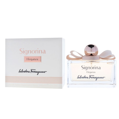SALVATORE FERRAGAMO SIGNORINA ELEGANZA 3.4 EAU DE PARFUM SPRAY FOR WOMEN.