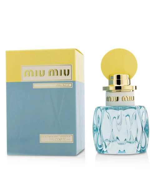MIU MIU L'EAU BLEUE 1 OZ EAU DE PARFUM SPRAY FOR WOMEN