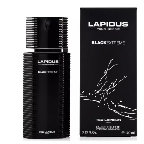 TED LAPIDUS POUR HOMME BLACK EXTREME 3.4 EAU DE TOILETTE SPRAY