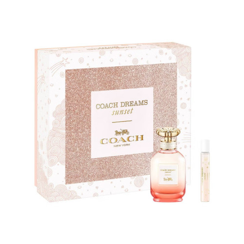 COACH DREAMS SUNSET 2 PCS SET FOR WOMEN: 2 OZ EAU DE PARFUM SPRAY + 0.25 EAU DE PARFUM SPRAY.