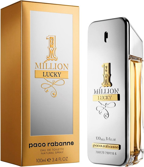 PACO RABANNE ONE MILLION LUCKY 3.4 EAU DE TOILETTE SPRAY FOR MEN PACO RABANNE ONE MILLION LUCKY 3.4 EAU DE TOILETTE SPRAY FOR MEN