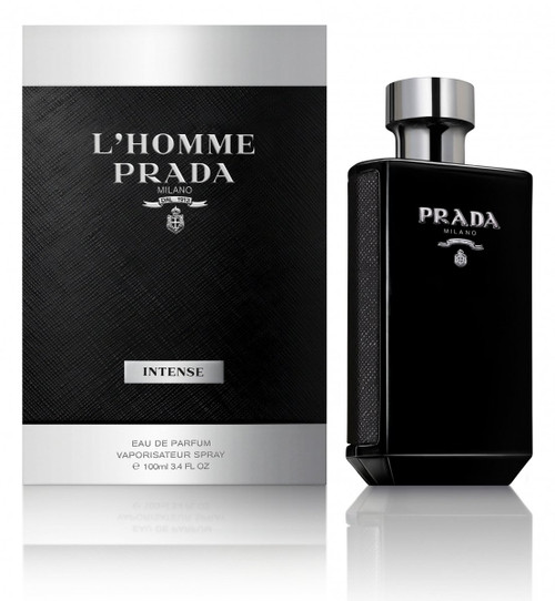 PRADA L'HOMME INTENSE 3.4 EAU DE PARFUM SPRAY PRADA L'HOMME INTENSE 3.4 EAU DE PARFUM SPRAY