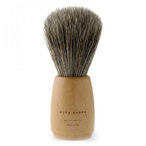 ACCA KAPPA SHAVING BRUSH NATURAL BRISTLES MIXED WITH BADGER BEECHWOOD HANDLE