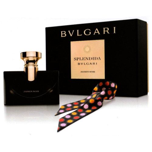 BVLGARI SPLENDIDA JASMIN NOIR 2 PCS SET FOR WOMEN: 3.4 EAU DE PARFUM + SCARF