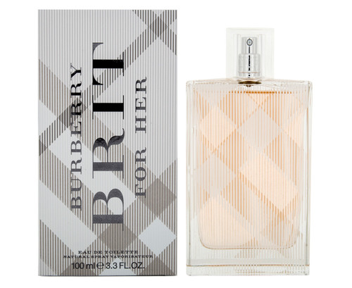 BURBERRY BRIT 3.4 EAU DE TOILETTE SPRAY FOR WOMEN BURBERRY BRIT 3.4 EAU DE TOILETTE SPRAY FOR WOMEN
