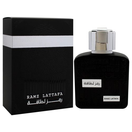LATTAFA RAMZ SILVER 3.4 EAU DE PARFUM SPRAY FOR MEN LATTAFA RAMZ SILVER 3.4 EAU DE PARFUM SPRAY FOR MEN