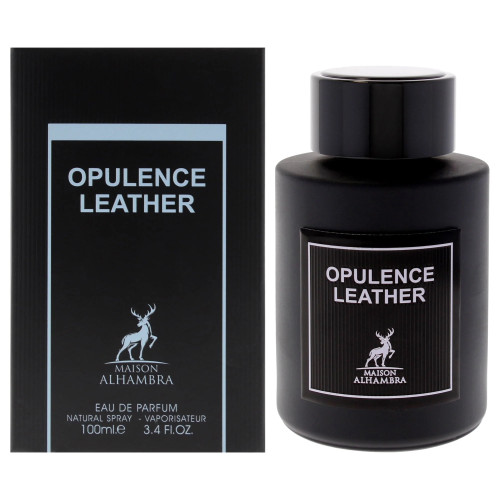LATTAFA ALHAMBRA OPULENCE LEATHER 3.4 EAU DE PARFUM SPRAY FOR MEN
