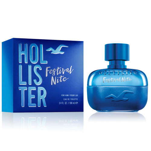 HOLLISTER FESTIVAL NITE 3.4 EAU DE TOILETTE SPRAY FOR MEN