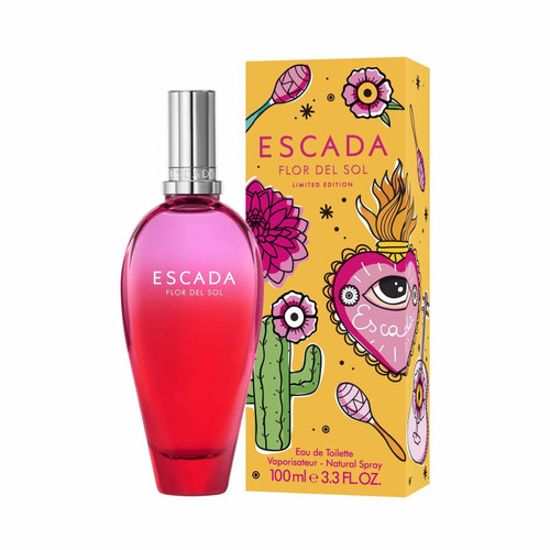 ESCADA FLOR DEL SOL 3.3 EAU DE TOILETTE SPRAY FOR WOMEN ESCADA FLOR DEL SOL 3.3 EAU DE TOILETTE SPRAY FOR WOMEN