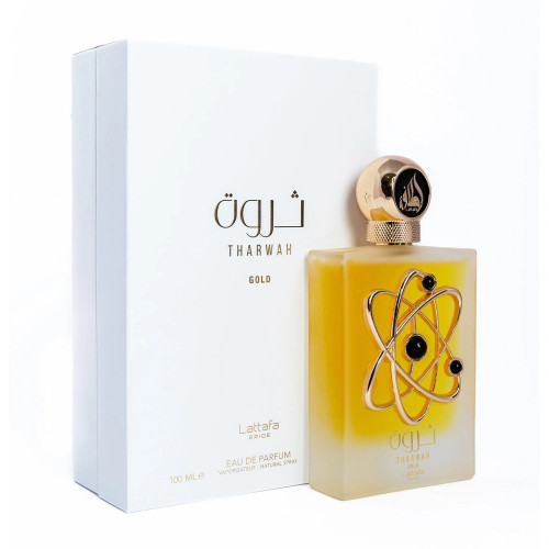 LATTAFA THARWAH GOLD 3.4 EAU DE PARFUM SPRAY LATTAFA THARWAH GOLD 3.4 EAU DE PARFUM SPRAY
