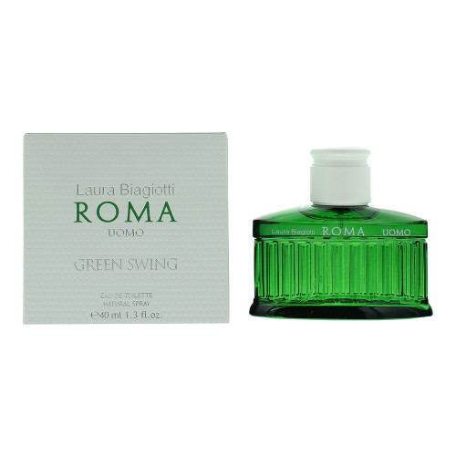 LAURA BIAGIOTTI ROMA UOMO GREEN SWING 1.4 EDT SPRAY FOR MEN