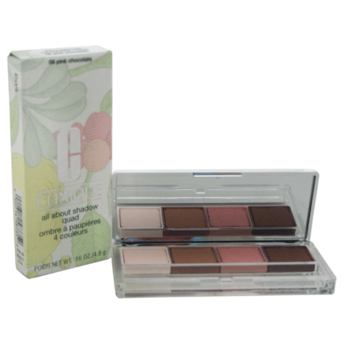 CLINIQUE ALL ABOUT 0.16 SHADOW QUAD #06 PINK CHOCOLATE
