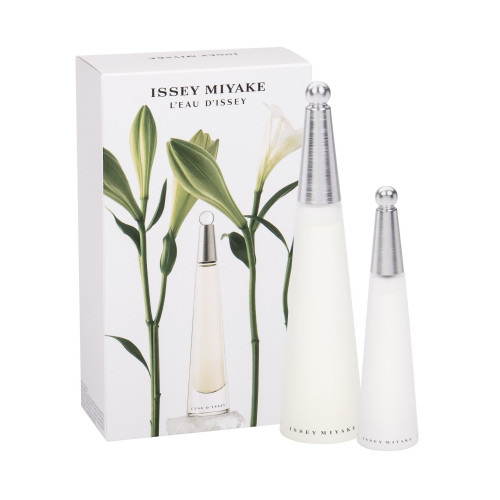 ISSEY MIYAKE 2 PCS SET FOR WOMEN: 3.3 EAU DE TOILETTE SPRAY + 0.84 OZ EAU DE TOILETTE SPRAY (PICTURE BOX)