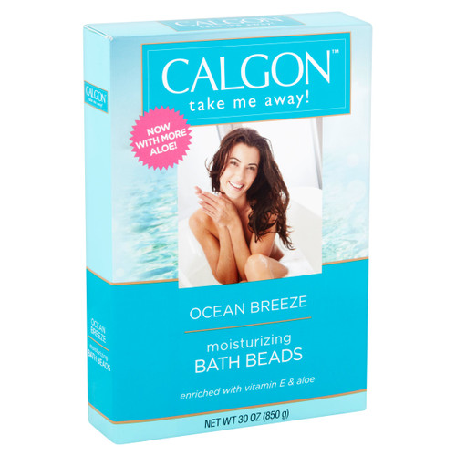 CALGON OCEAN BREEZE MOISTURIZING BATH BEADS 30 OZ