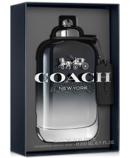 COACH NEW YORK 6.7 EAU DE TOILETTE SPRAY FOR MEN COACH NEW YORK 6.7 EAU DE TOILETTE SPRAY FOR MEN