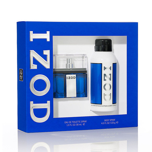 IZOD 2 PCS SET FOR MEN: 1 OZ EDT SP + 4 OZ BODY SP