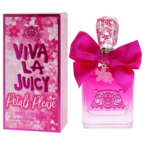 JUICY COUTURE VIVA LA JUICY PETALS PLEASE 3.4 EAU DE PARFUM SPRAY FOR WOMEN JUICY COUTURE VIVA LA JUICY PETALS PLEASE 3.4 EAU DE PARFUM SPRAY FOR WOMEN