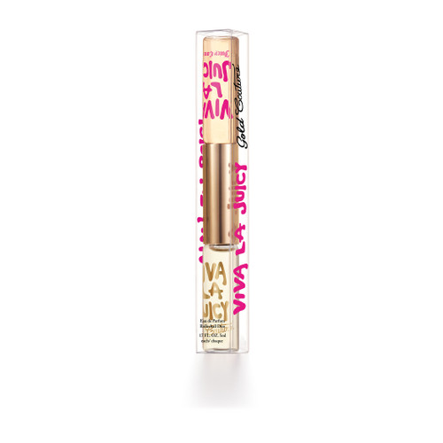 VIVA LA JUICY + GOLD COUTURE 0.17 OZ EAU DE PARFUM  DUAL ROLLERBALL