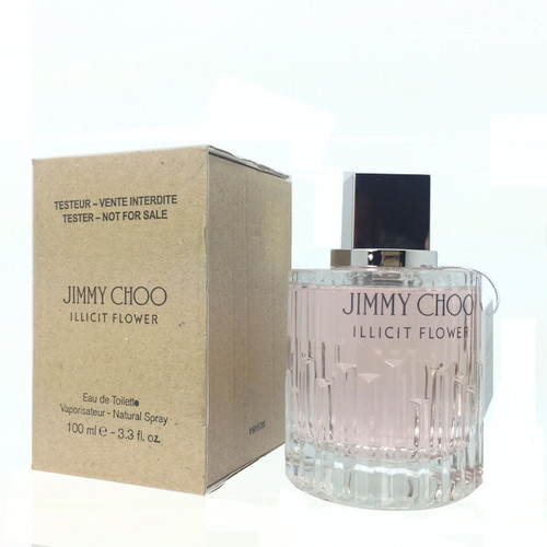 JIMMY CHOO ILLICIT FLOWER TESTER 3.4 EAU DE TOILETTE SPRAY FOR WOMEN