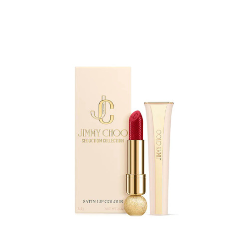 JIMMY CHOO SEDUCTION COLLECTION 0.12 SATIN LIP COLOUR #015 CHERRY KISS