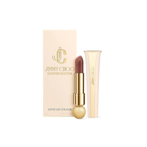 JIMMY CHOO SEDUCTION COLLECTION 0.12 SATIN LIP COLOUR #018 NATURAL GLOW