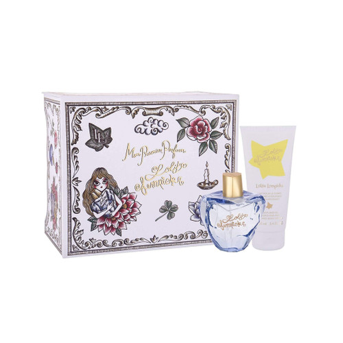 LOLITA LEMPICKA MON PREMIER 2 PCS SET: 3.4 EAU DE PARFUM SPRAY + 3.4 BODY LOTION (HARD BOX)