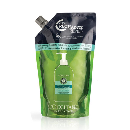 L'OCCITANE AROMACHOLOGY 16.9 PURIFYING FRESHNESS SHAMPOO REFILL