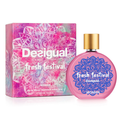 DESIGUAL FRESH FESTIVAL 3.4 EAU DE TOILETTE SPRAY FOR WOMEN