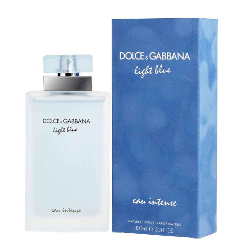 DOLCE & GABBANA LIGHT BLUE EAU INTENSE 3.3 EAU DE PARFUM SPRAY FOR WOMEN.