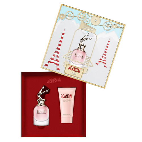 JEAN PAUL GAULTIER SCANDAL 2 PCS SET FOR WOMEN: 1.7 EAU DE TOILETTE SPRAY + 2.5 BODY LOTION