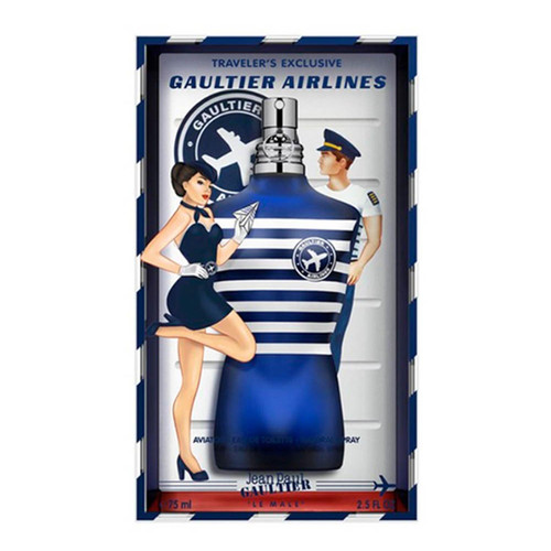 JEAN PAUL GAULTIER AIRLINES 2.5 EAU DE TOILETTE SPRAY FOR MEN LIMITED EDITION