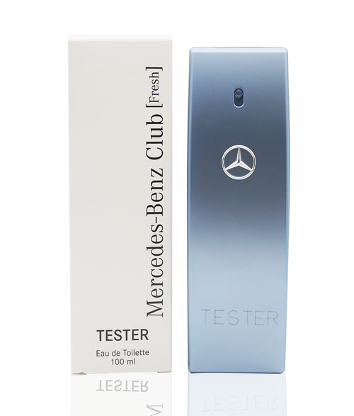 MERCEDES-BENZ CLUB FRESH TESTER 3.4 EAU DE TOILETTE SPRAY FOR MEN